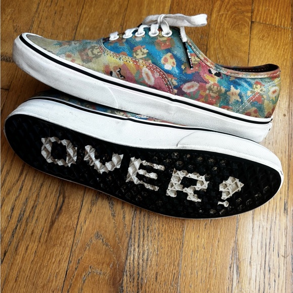 Rare Vans x Nintendo Super Mario Sneakers - Project Pair M 8.5 / W 10 - Picture 8 of 14